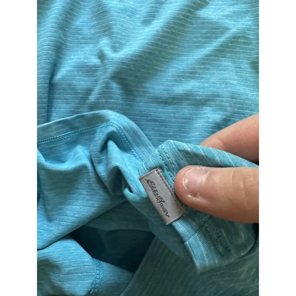 Eddie Bauer Women Long‎ Sleeve V-Neck Stretch Ruched Shirt Sz Medium Lightweight - Image 15