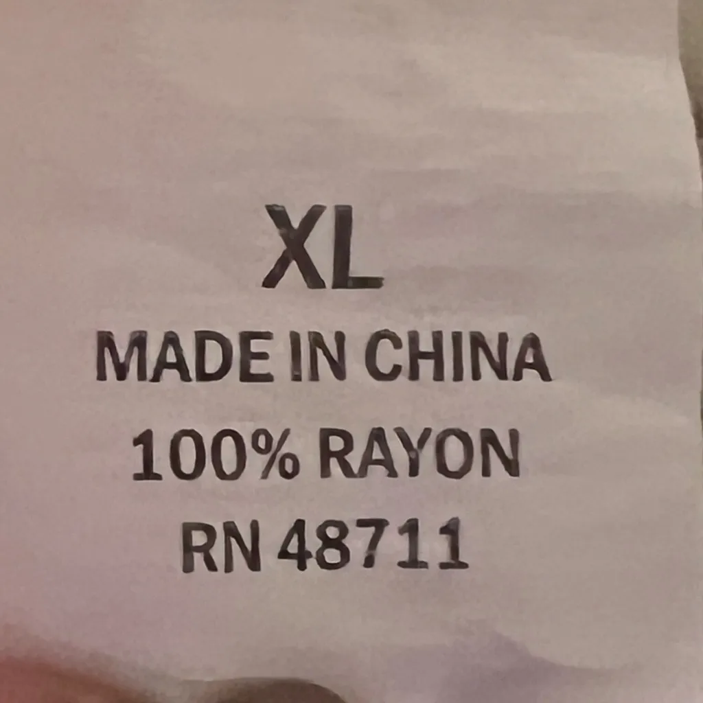 Falls Creek  Women's XL Floral Print V-Neck High Low Top 3/4 Sleeve‎ CottageCore - Image 6