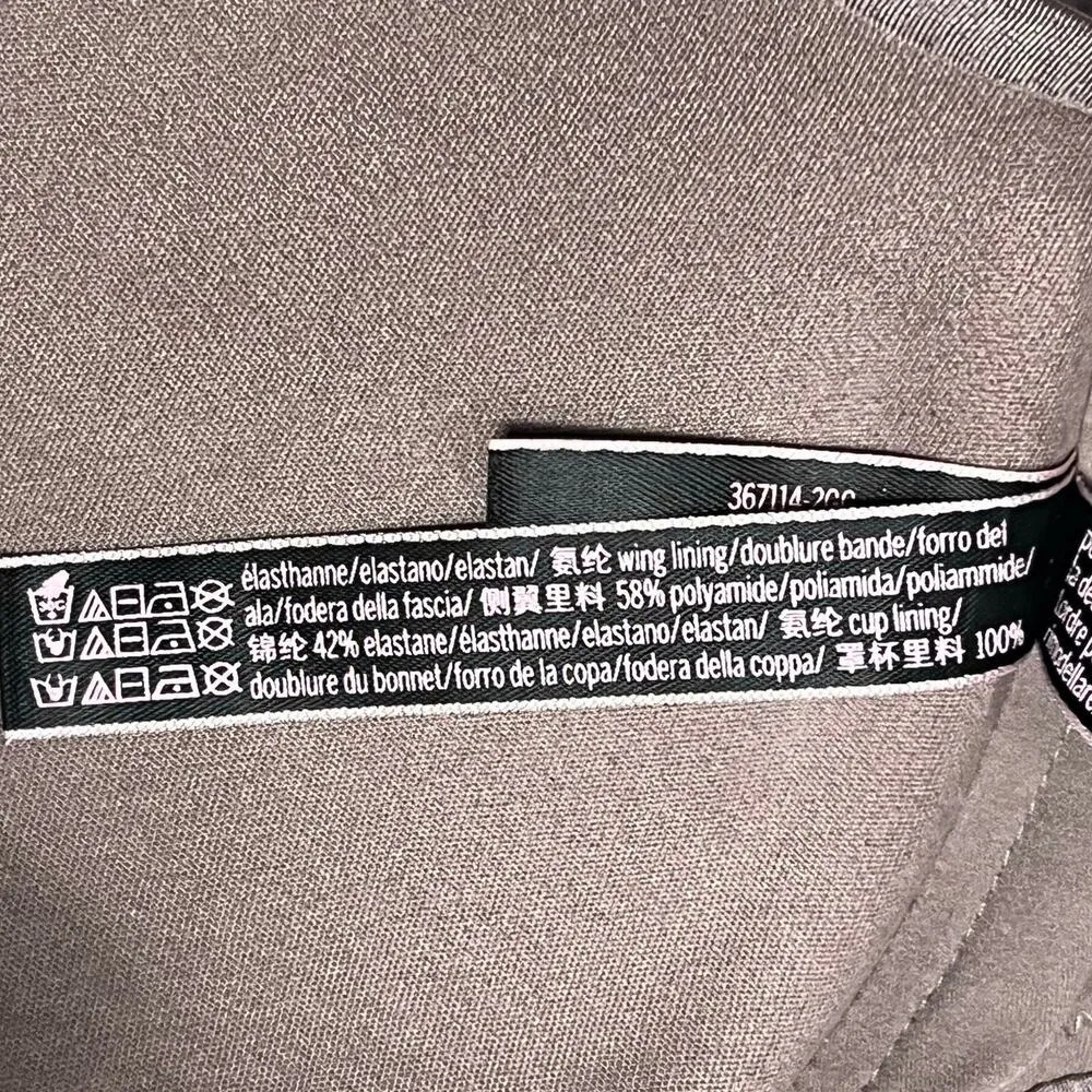 Victorias Secret Very Sexy Plunge Bra 34D Brown Racerback Push Up Padded Strappy - Image 11