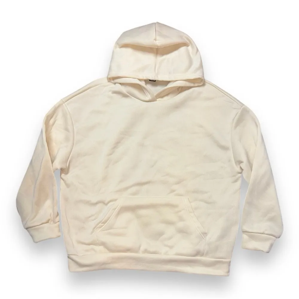 SHEIN MOOSTA Slogan & Butterfly Graphic Kangaroo Pocket Drop Shoulder Hoodie - Image 3