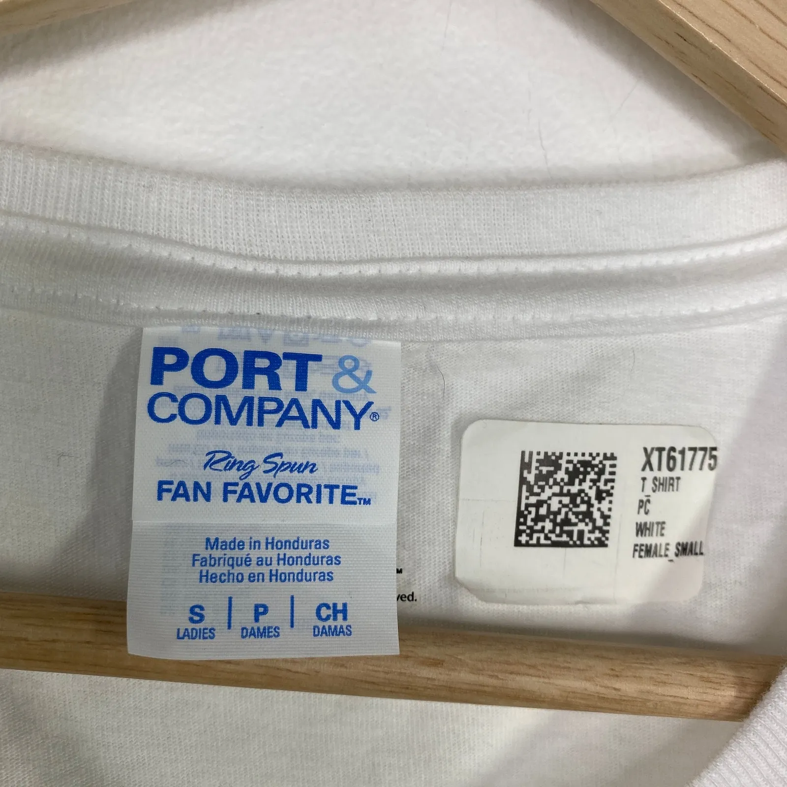 Port & Company MTV White Graphic Short Sleeve T - Image 4