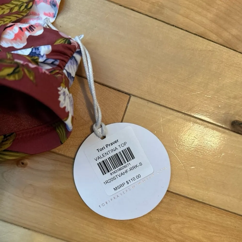 💐 NWT Tori Praver valentina bikini top size small - Image 3