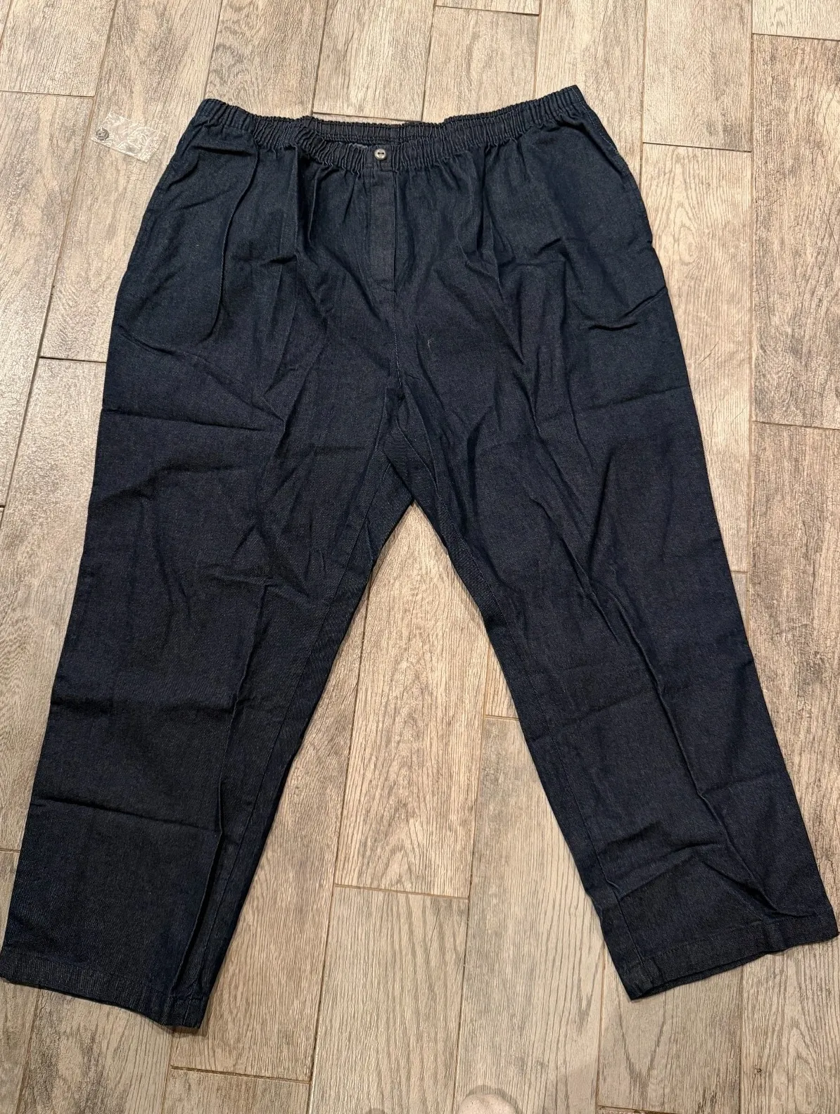 Woman Within Denim Pull on pants jeans Plus size 30W 30 W NWOT Elastic Waist - Image 1