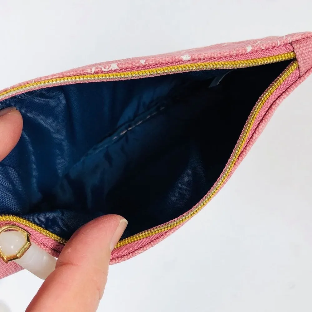 Celestial Zodiac Glam Bag Pink Cosmetic / Makeup / Beauty Bag / Clutch - Image 3