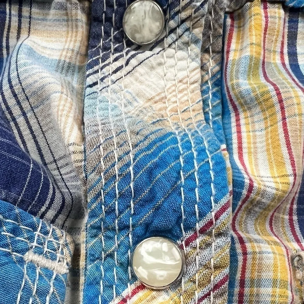 VINTAGE TRUE RELIGION BUTTON DOWN SHIRT SIZE XS - Image 4