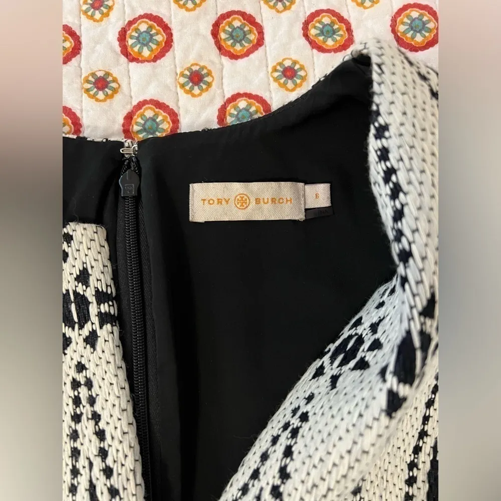 EUC Tory Burch Savora Fringe Dress Knee Length Size 6 Retails $428 - Image 6