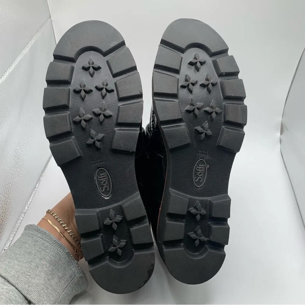 NWOB Sofft Women's Prewitt patent black leather size 8.5M slip on loafer 1083 - Image 11