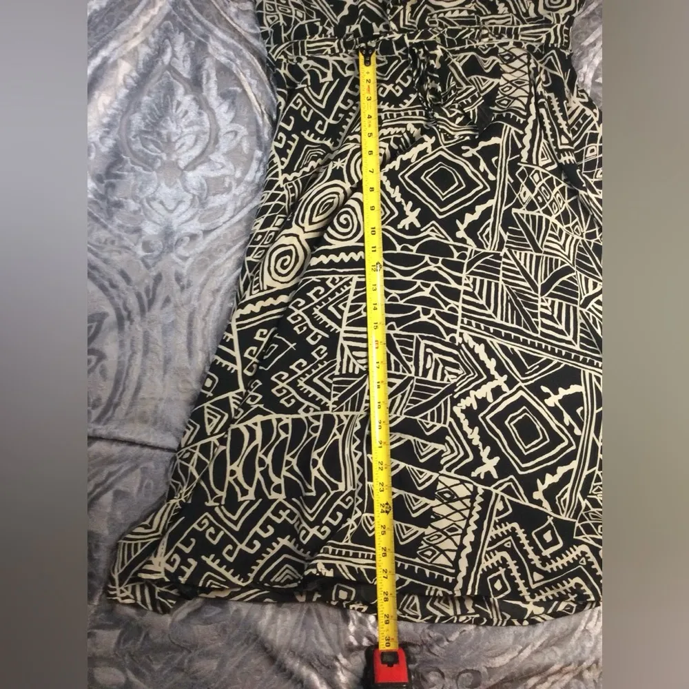 Vintage 90’s Robbie Bee Fit & Flare Tie Dress xl (16) - Image 7