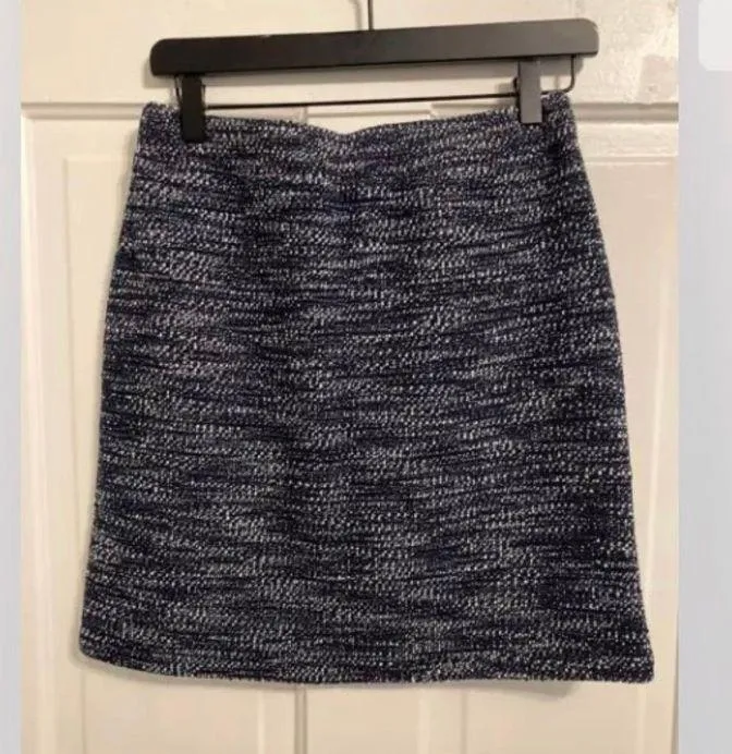 Navy Blue And White Skirt - Image 2