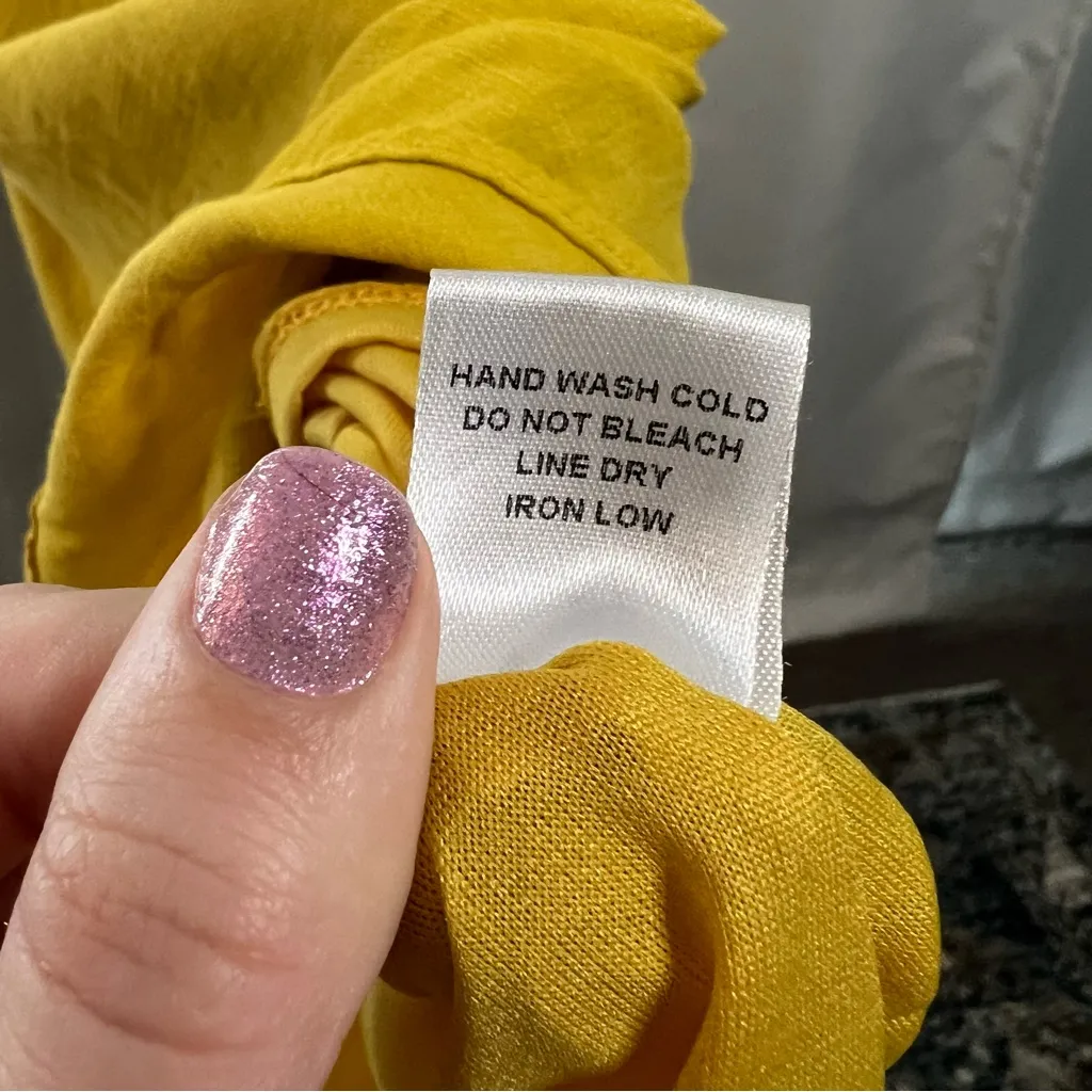 Essue Flounce Yellow Midi Dress - Image 12