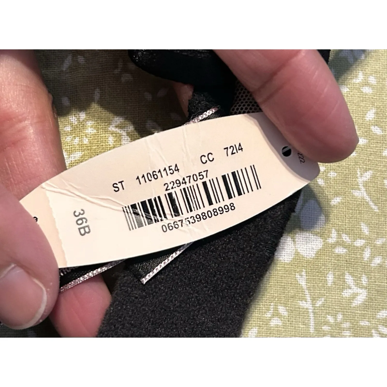 NWT Victoria’s Secret Bombshell Lace Mesh Push-Up Bra Black 36B - Image 5