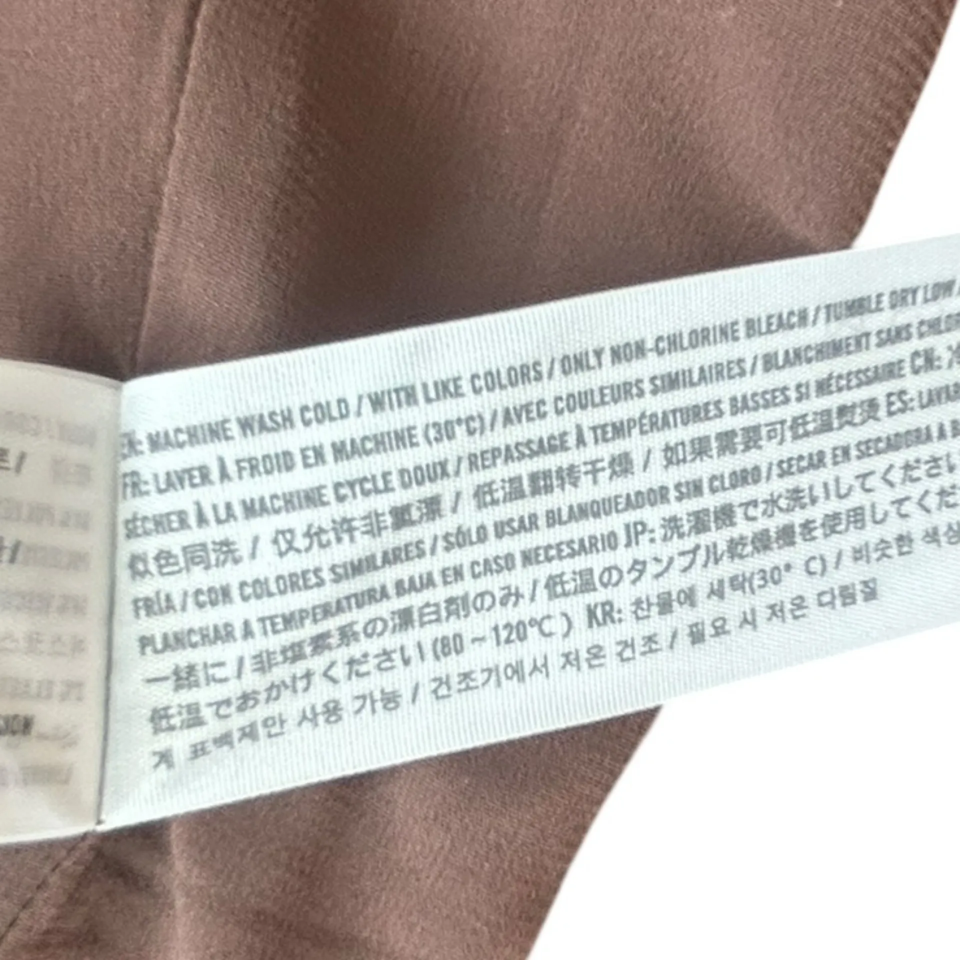 Abercrombie & Fitch Chocolate Brown Menswear Inspired Mini Skirt Asymmetrical Sm - Image 6