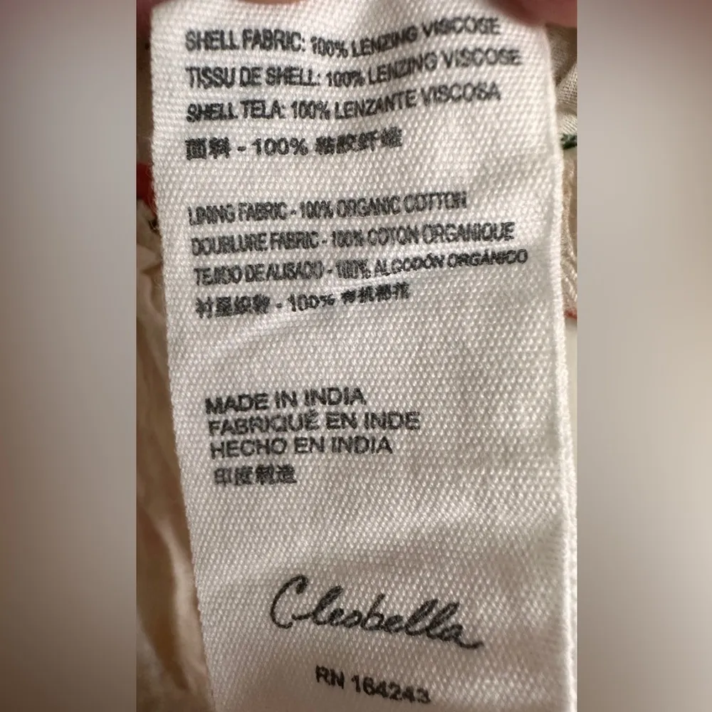 CLEOBELLA WOMEN'S FLORAL PRINT RUFFLE CLARA DRESS size XS - Image 8