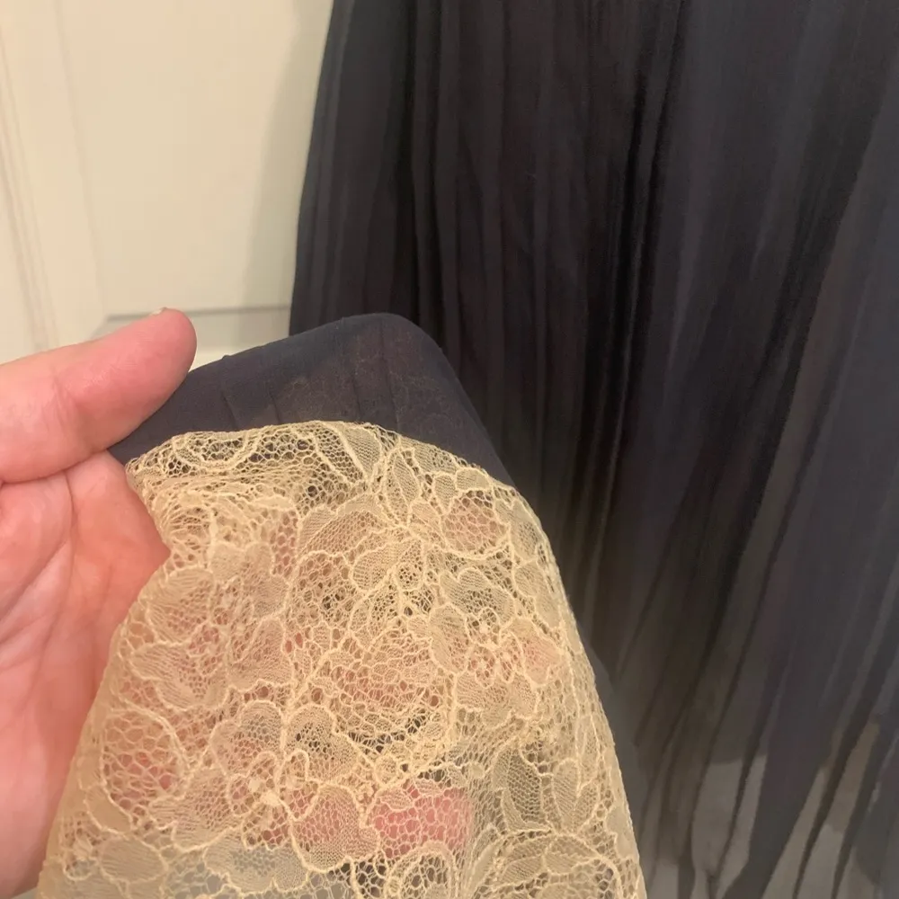 Victoria’s Secret Black Pleated Sheer Babydoll Small Teddy.                2071 - Image 2