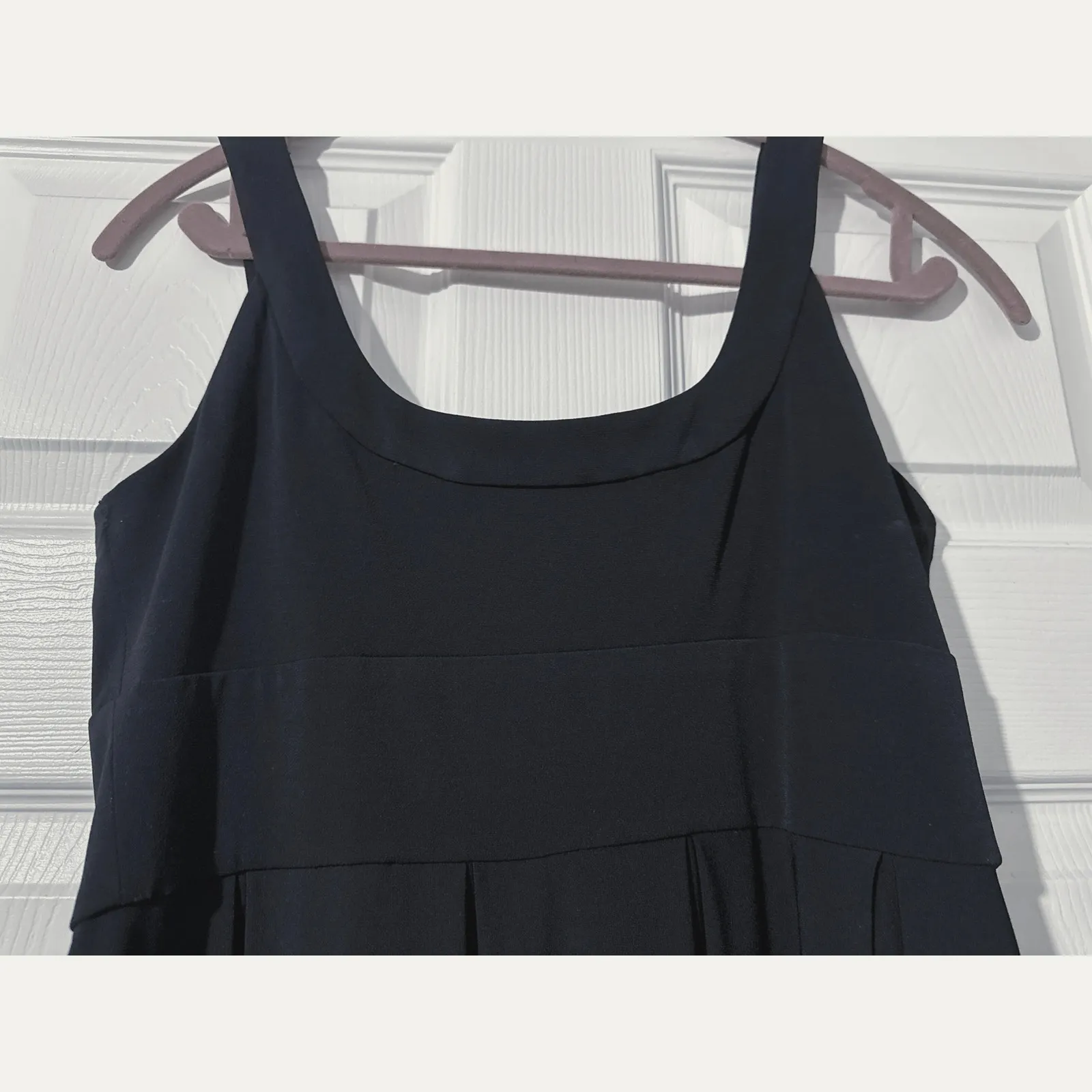 Donna Ricco NY Petite Size 10 Sleeveless Black Slip On Dress Fit and Flare - Image 4