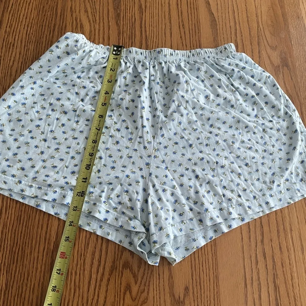 Carole Hochman Floral Print Pajama Sleep Set Size L Color Blue - Image 3