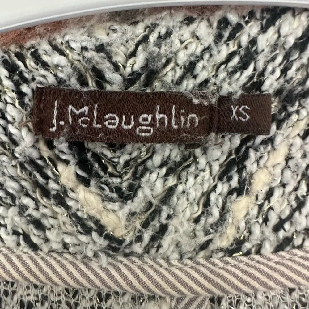 J. McLaughlin Tweed Blazer Jacket Suit Skirt 2 Piece Set Women’s XS Career - Image 5