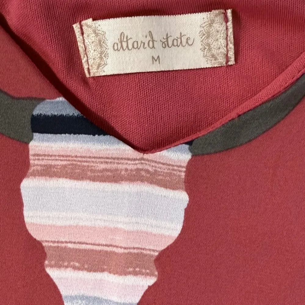 altar'd state Western Boho Bull Skull Print Cami Strap Mini Dress Size Med - Image 6