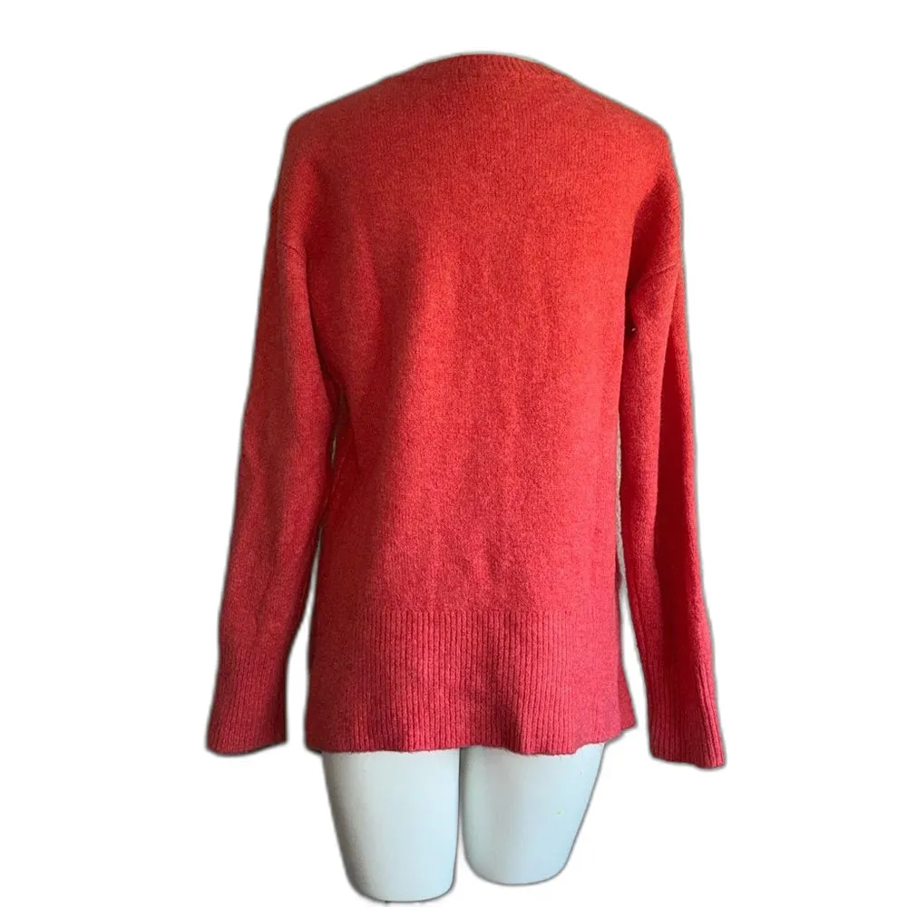 Sanctuary Coral Pocket Sweater Medium M - Image 4
