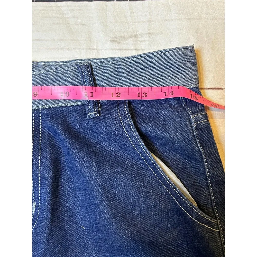 A Sunshine Girl’s Boutique Denim High-waisted Wide Leg Two-toned Jeans 30 inch - Image 5