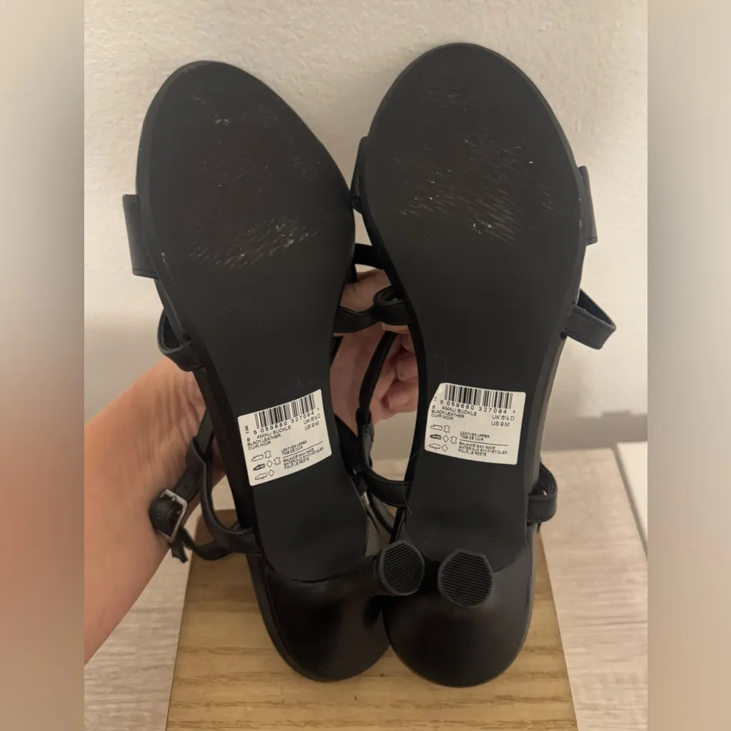 Clarks Amali Buckle Ankle Strap Heeled Sandal Strappy Leather Evening Career 9 - Image 7