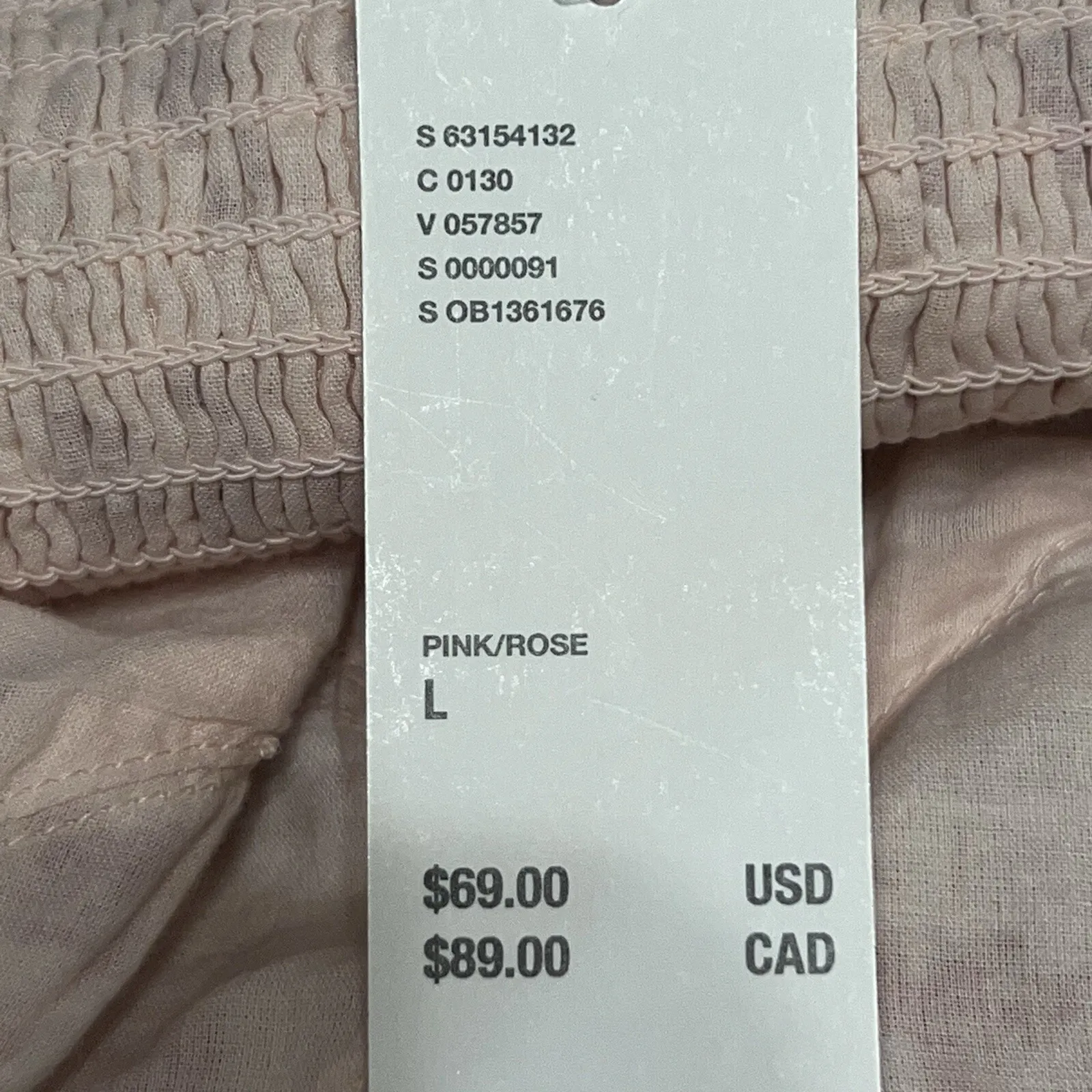 URBAN OUTFITTERS Uo‎ Britney Hook & Eye Mini Dress In Pink Women Size Large New - Image 8