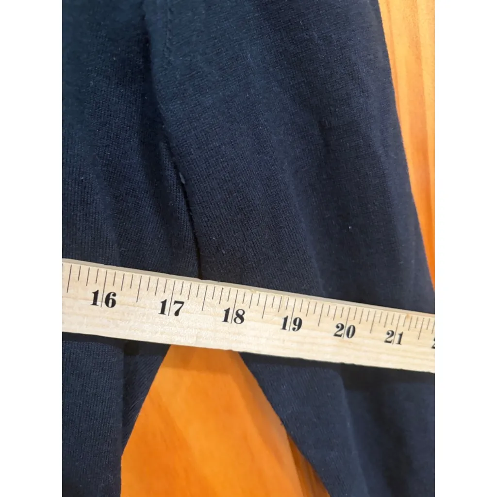 Banana Republic Issa London Silk Cotton Cardigan Black Gray Small - Image 6