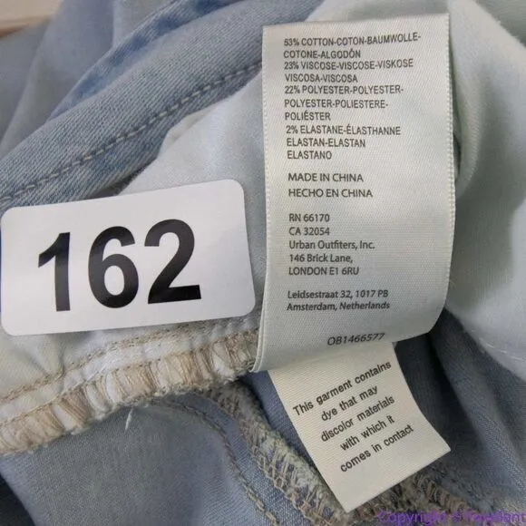 NEW Free People We the Free flare jeans Curvy fit light‎ wash, size 35 - Image 14