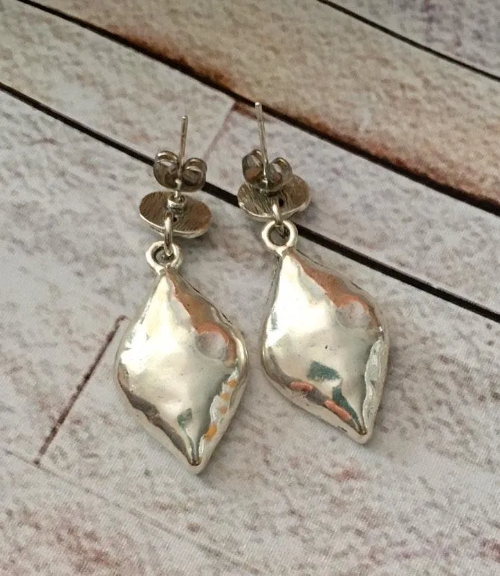 Champagne Earrings Tan - Image 4