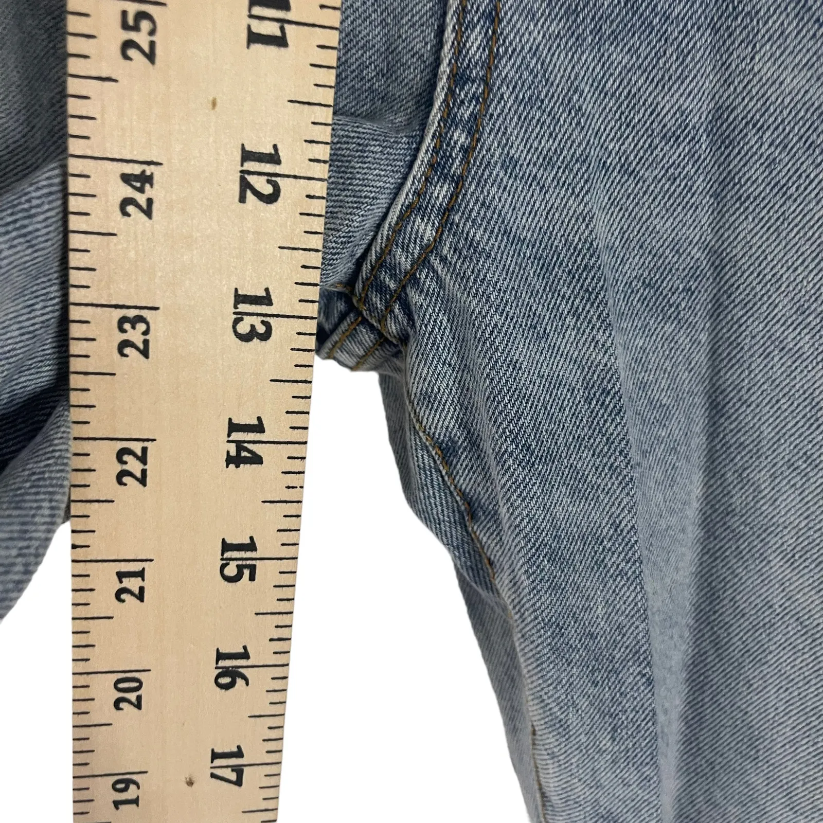 Cotton On Women's Size 10 Light Wash High Rise‎ Distressed Original Mom Jean - Image 11