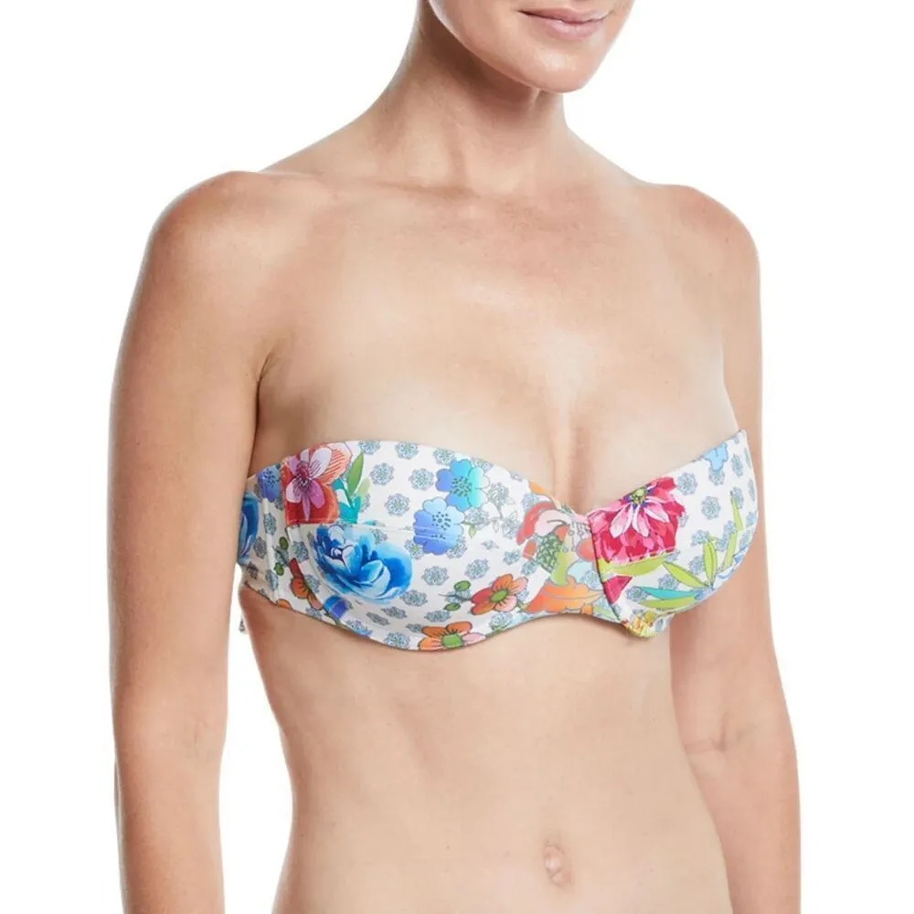 New. Johnny Was floral bikini top. X-Large. Retails $119 - Image 4