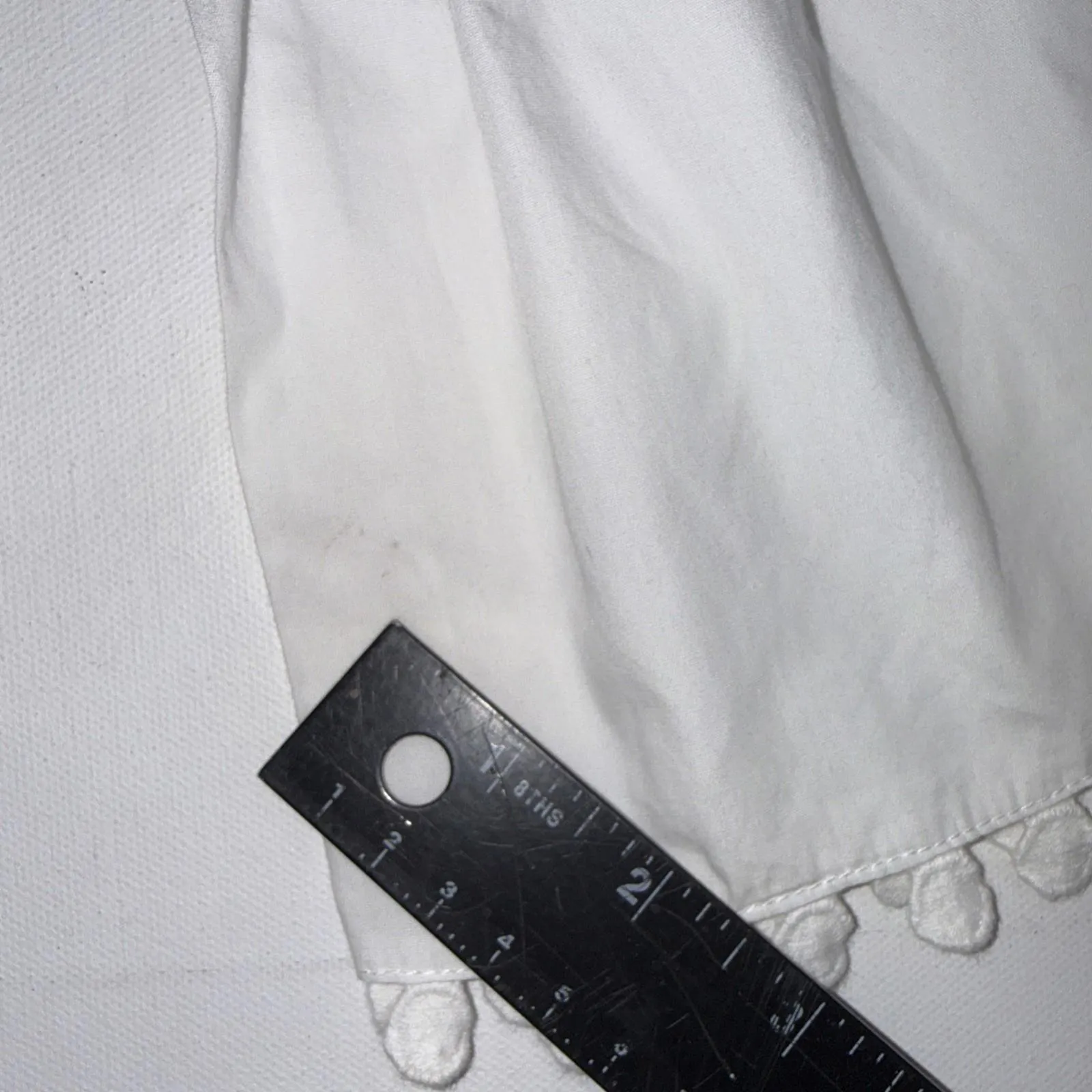 Lilly Pulitzer Preppy Designer Old Money Eyelet Blouse Small - Image 10