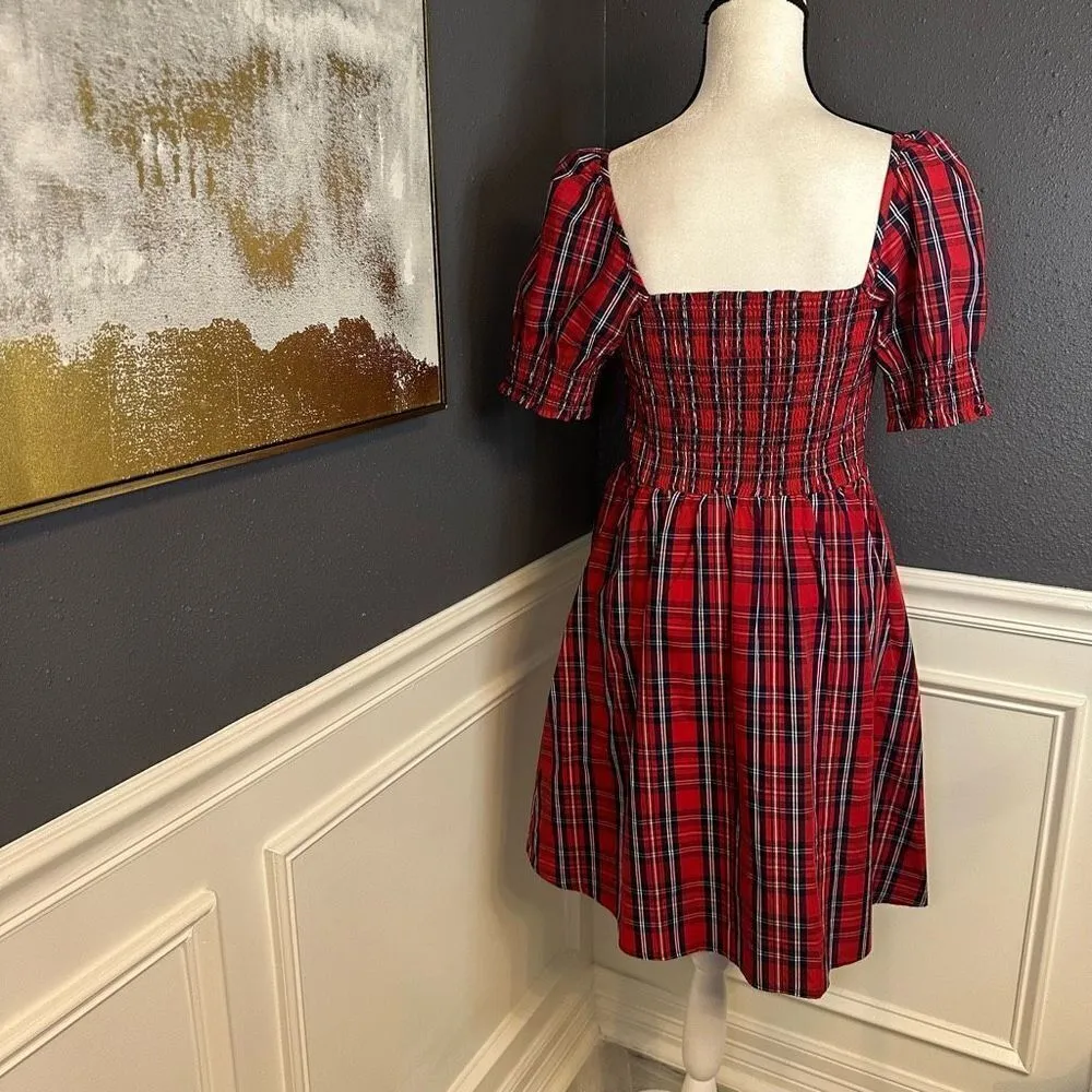 Draper James Cam Smocked Dress Angie Plaid Dress - Image 8
