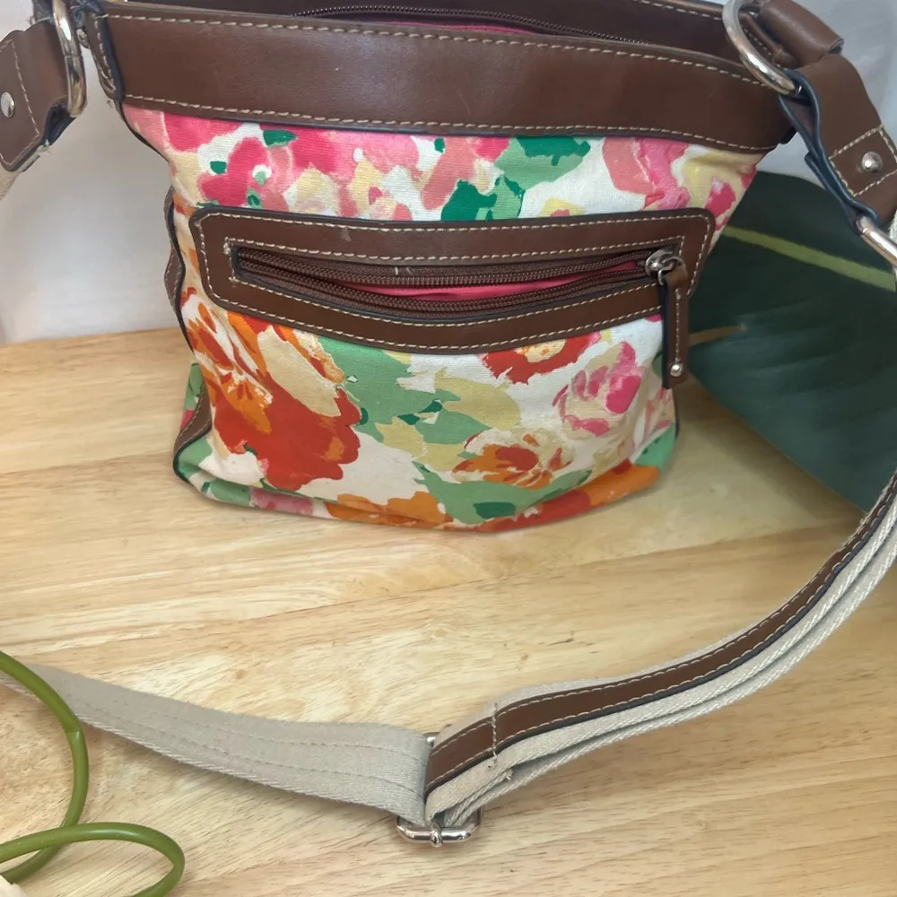 Floral Canvas Crossbody Shoulder  hand bag - Image 4