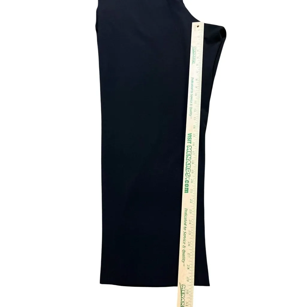 Briggs New York Pants Womens 24WS Short Black Slacks Flat Front Used - Image 9