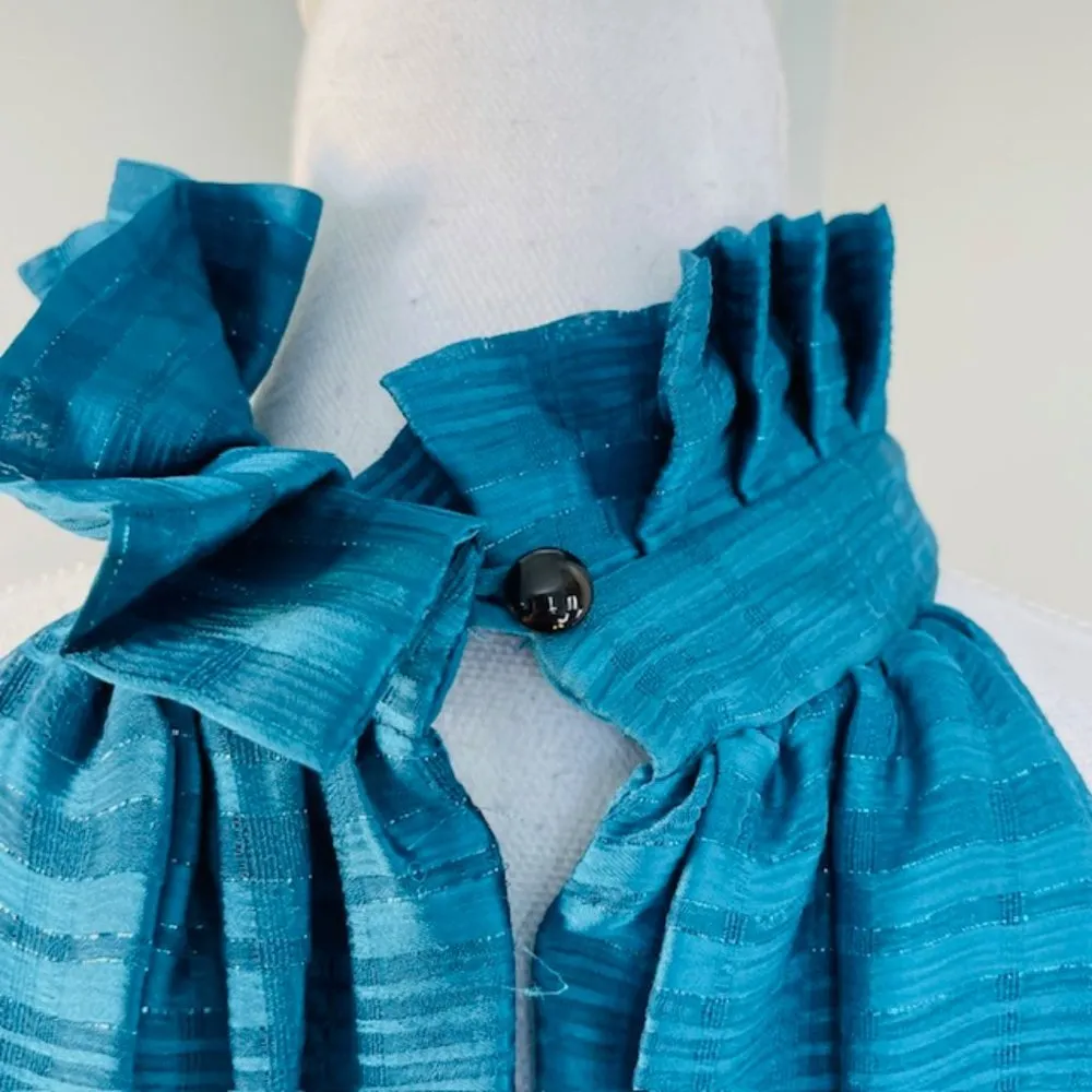 NWT Belle Badgley Mischka Willa Halter Ruffled Tiered Mini Dress 8 - Image 4