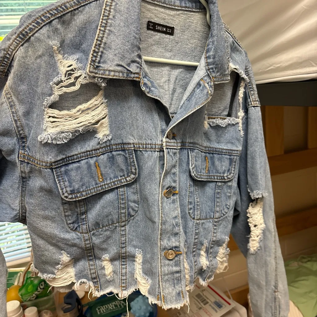 SHEIN Light Blue Denim Jacket - Image 5