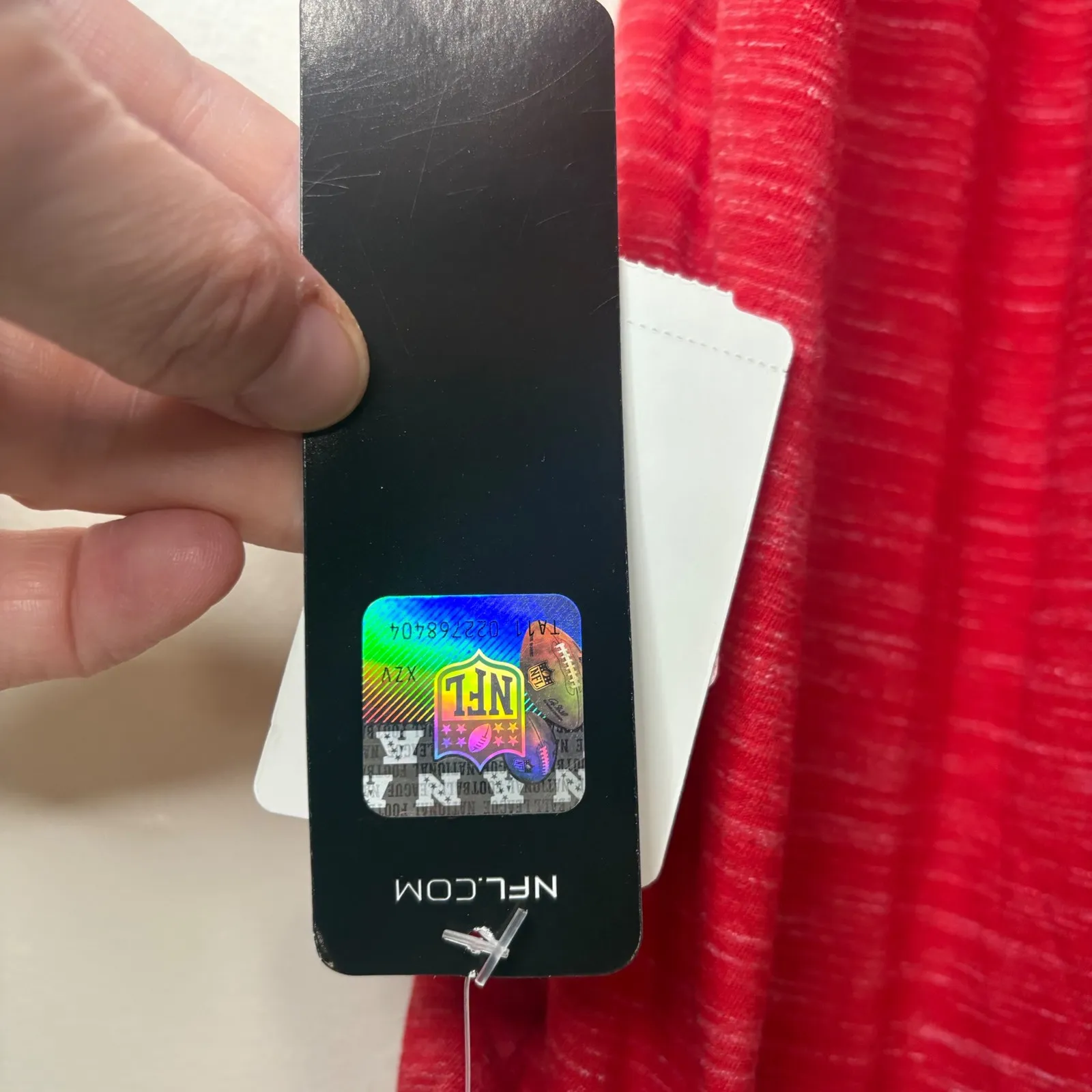 San Francisco 49ers NFL‎ Tank Top Womens L Red New Era Football Sleeveless Size L - Image 3