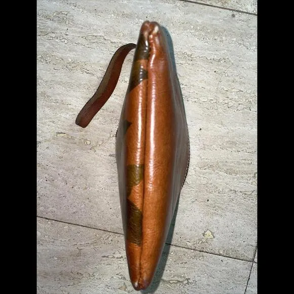 PATRICIA NASH LEATHER‎ WRISTLET W/ FLOWERS - Image 7