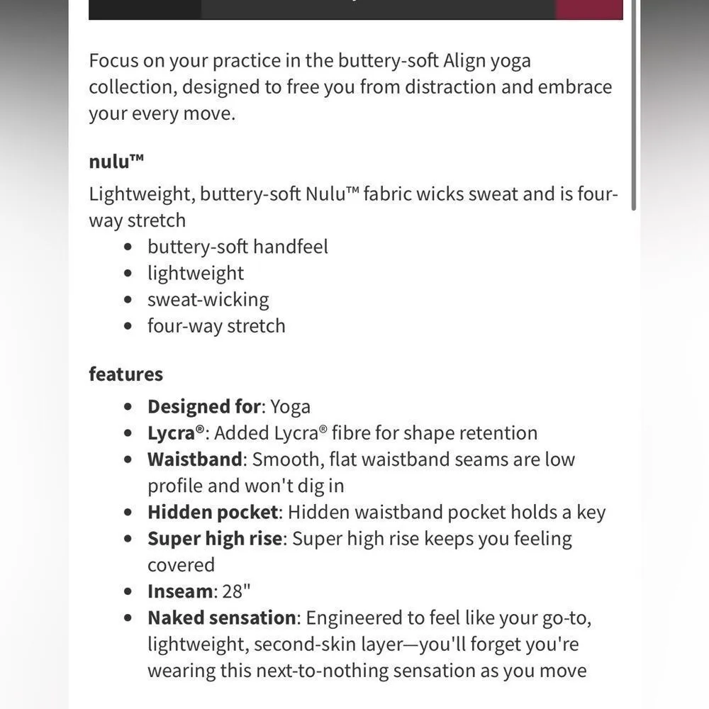 Lululemon Align Super High Rise Pant 28" Diamond Dye
Diamond Dye Star Pitch Grey - Image 4