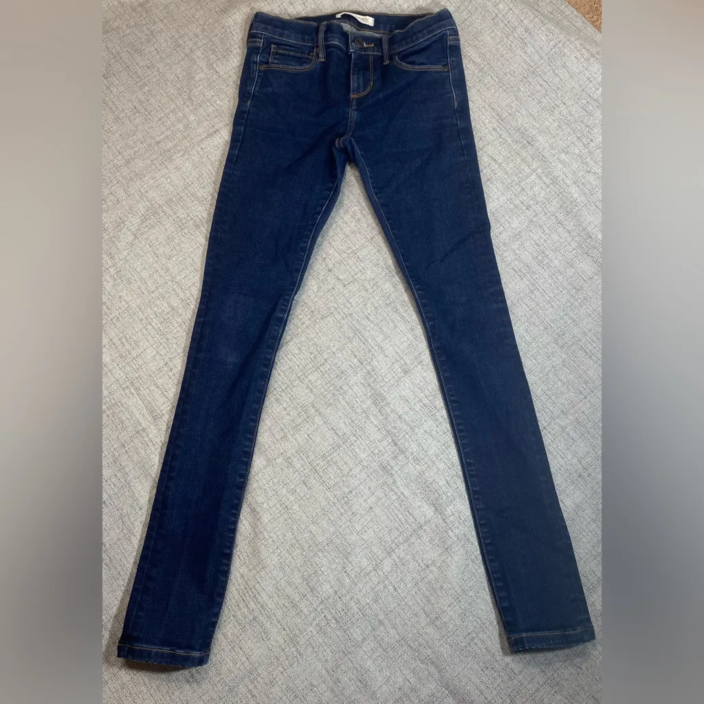 Banana Republic Blue Skinny Jeans size 24 Petite - Image 2