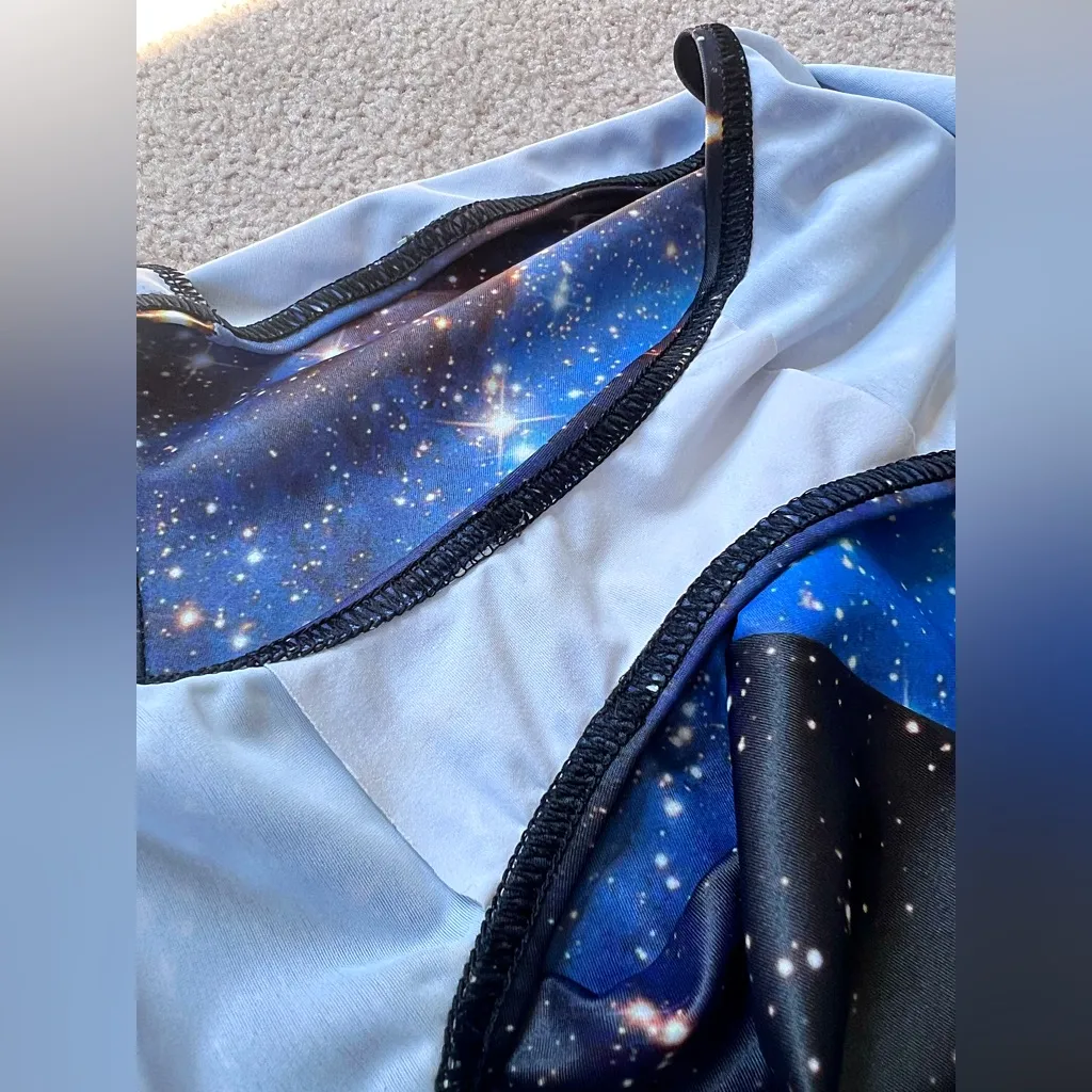 💙Host Pick!💙 Black Milk Clothing Galaxy Blue Swimsuit - Image 6