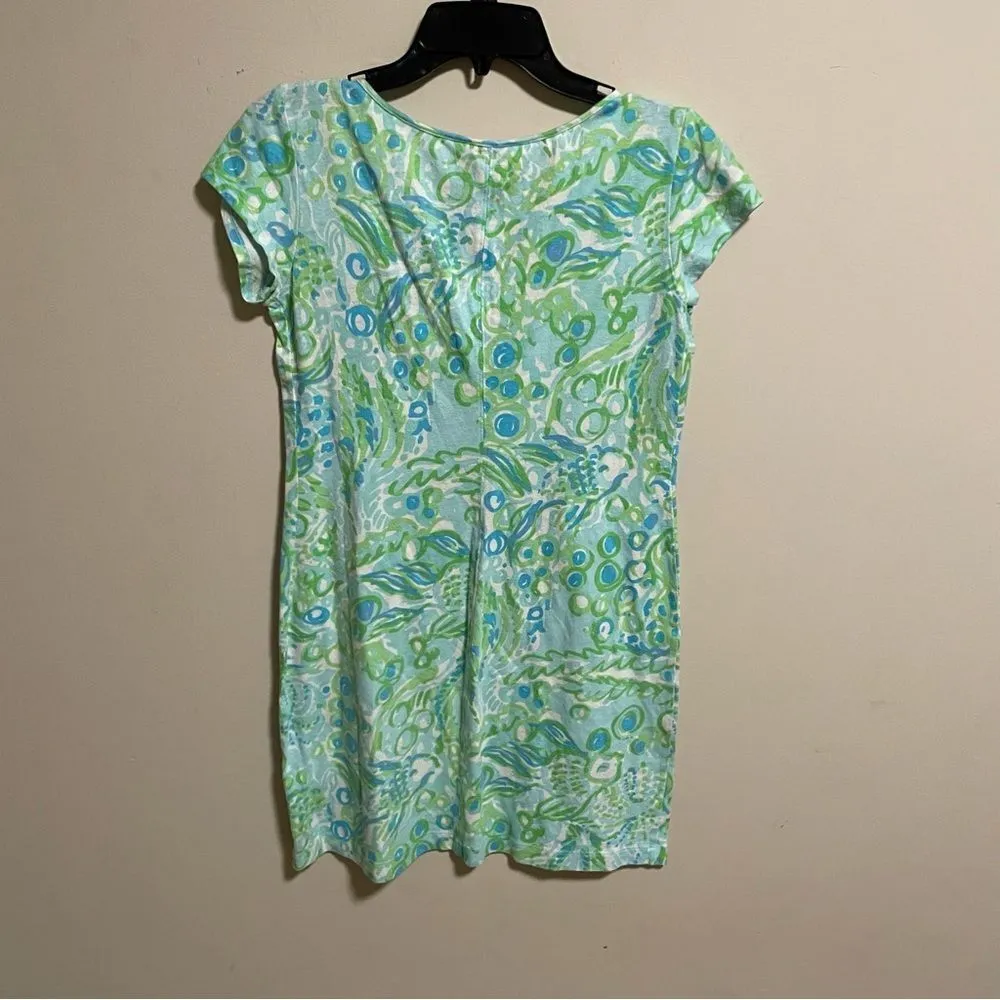 Lilly Pulitzer Harper Pom Pom Dress in Any Fins Possible- Size Small - Image 8