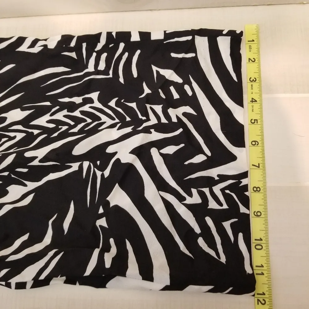 {L} St. John So Cal Zebra Animal Print Lounge Pants Swim Cover - Image 11