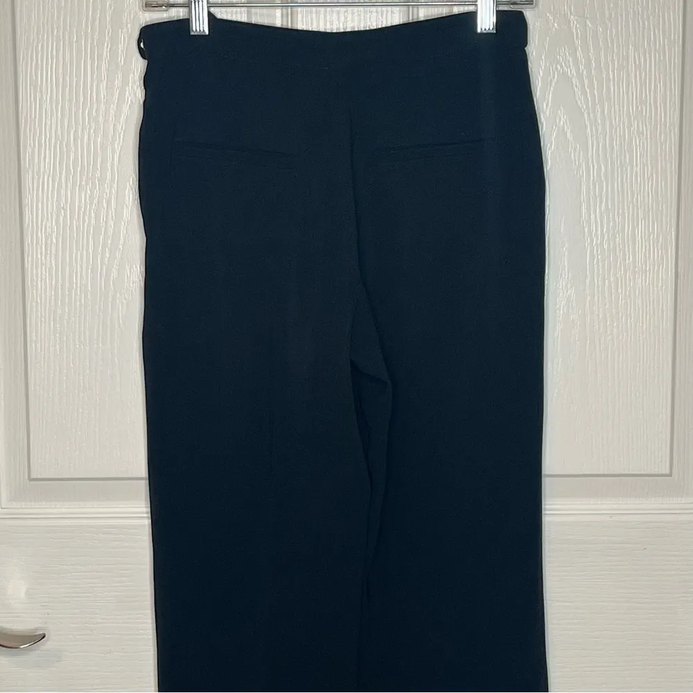 MM. Lafleur New York Sz 2 Black Pants Business Classic Flat Front Straight Leg - Image 9