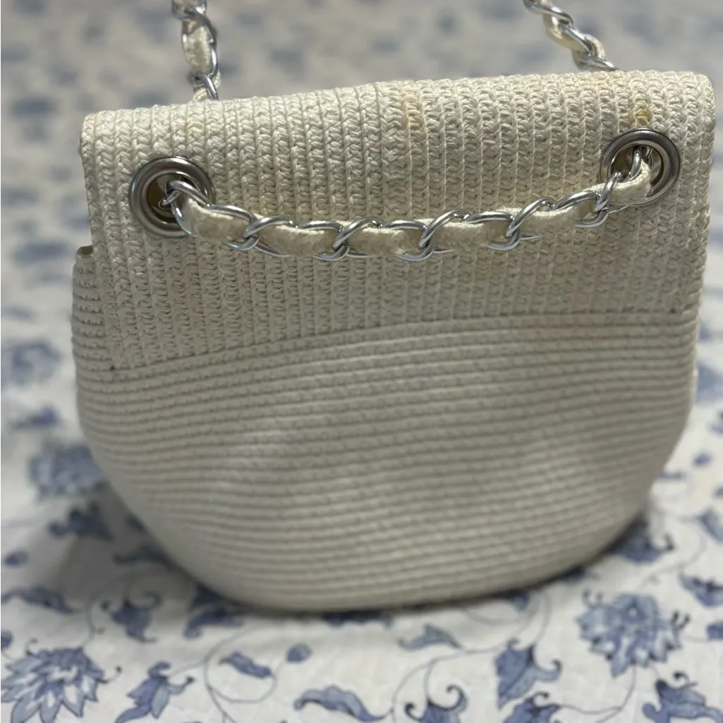 kim rogers Elegant white Woven Shoulder Bag - Image 2