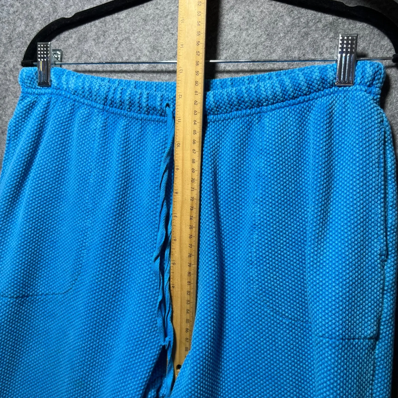 Vintage Michael Leu Collection Blue Textured Sweatshirt & Pants Set Small - Image 9