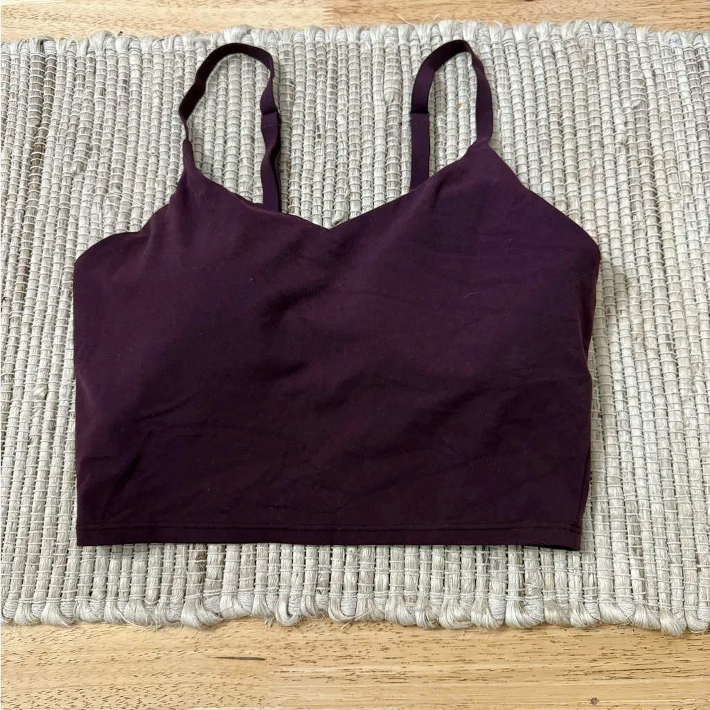 Athleta XS burgundy Crop Top - Image 4