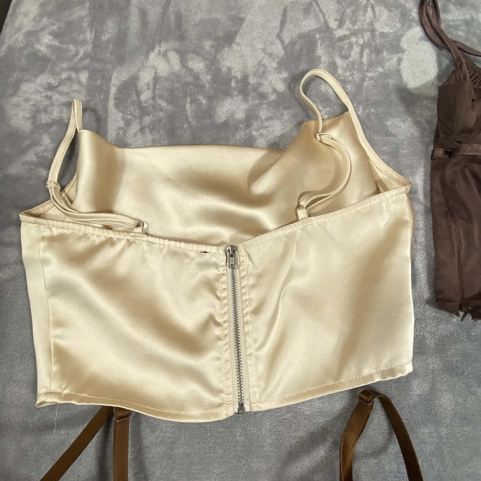 5 Juniors Cropped Tank Tops Juniors Baby Doll Small Pink‎ Sexy Romantic Coquette - Image 12