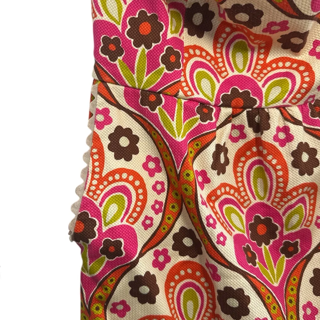 Judith March Retro Floral Strapless Dress - Image 4